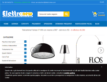 Tablet Screenshot of elettronew.com